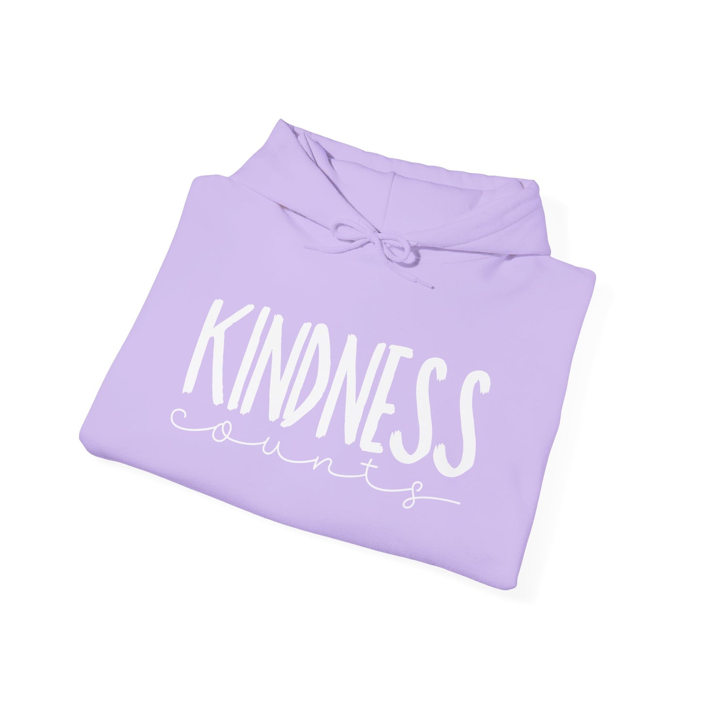 Motivational Hooded Sweatshirt - "Kindness" - Gifts for Fitness Enthusiasts, Cozy Casual Wear, Inspirational