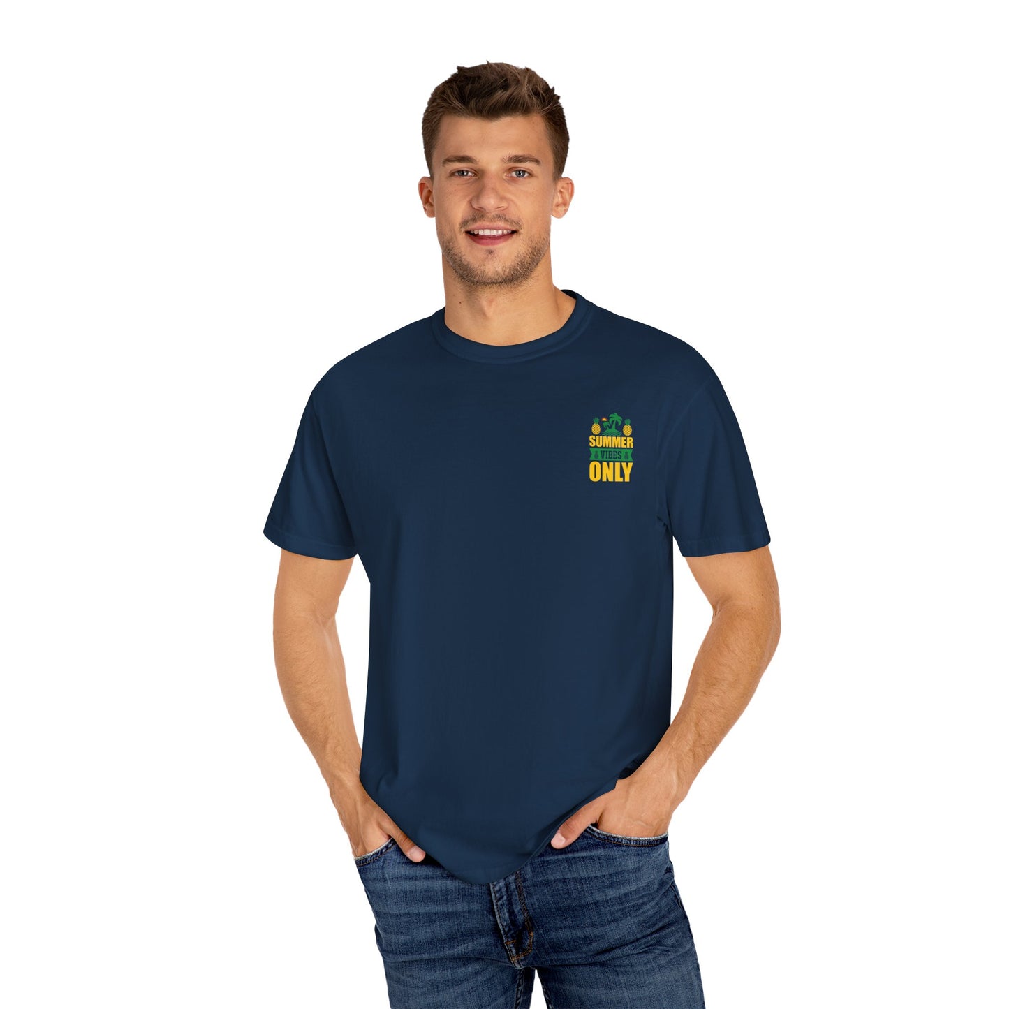 Summer Vibes Unisex T-Shirt - Retro Tropical Design