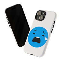 Funny Sad Face Phone Case - Tough and Stylish