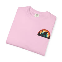 Retro Sunset Dinosaur Unisex T-Shirt