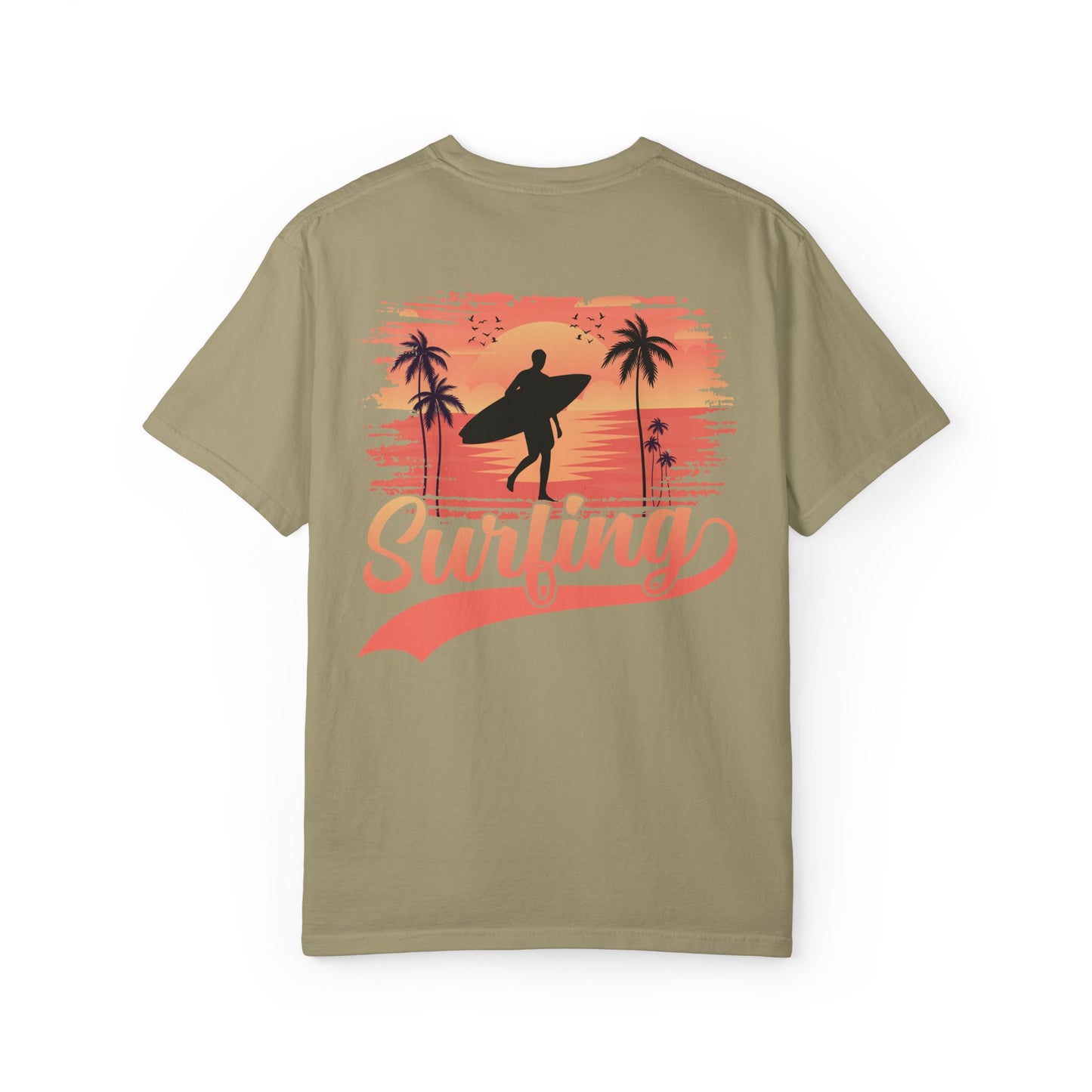 Surfing Paradise Unisex T-Shirt, Casual Beach Wear, Summer Vibes, Gift for Surfers, Vacation Outfit
