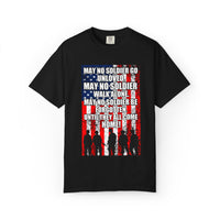 Patriotic T-shirt for Veterans, Memorial Day, Independence Day, Military Support, Casual Wear, Unisex Tee