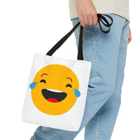 Funny Emoji Tote Bag - Smiling & Laughing Faces