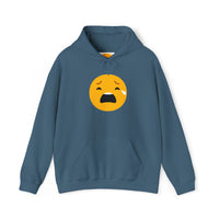 Unisex Heavy Blend™ Sad Emoji Hoodie - Cozy & Expressive Sweatshirt