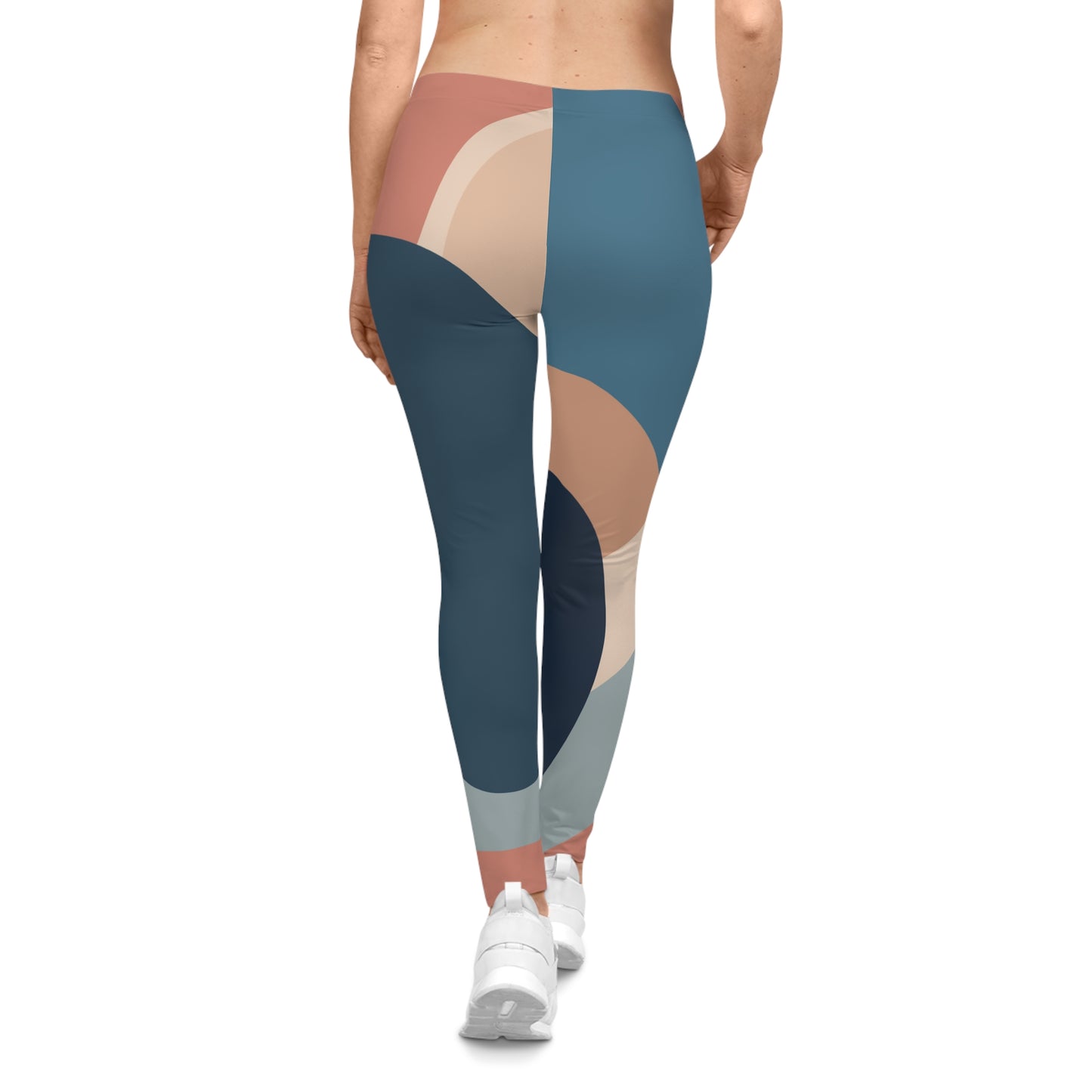 Abstract Pattern Women's Casual Leggings - Stylish & Comfortable Workout Wear