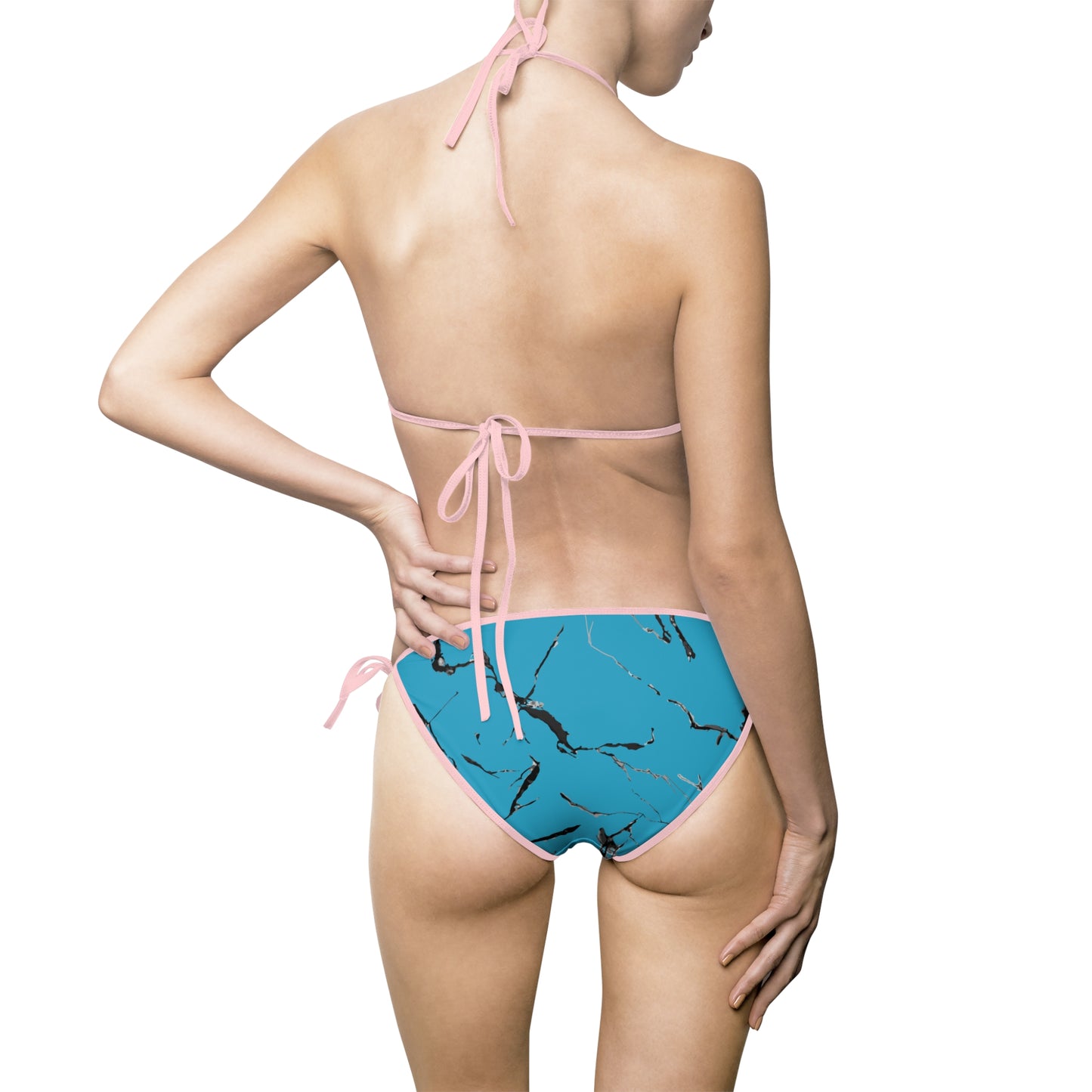 Women's Vintage-Style Bikini Swimsuit, Summer Beachwear, Pool Party Attire, Vacation Swimwear, Stylish Swimsuits for Women