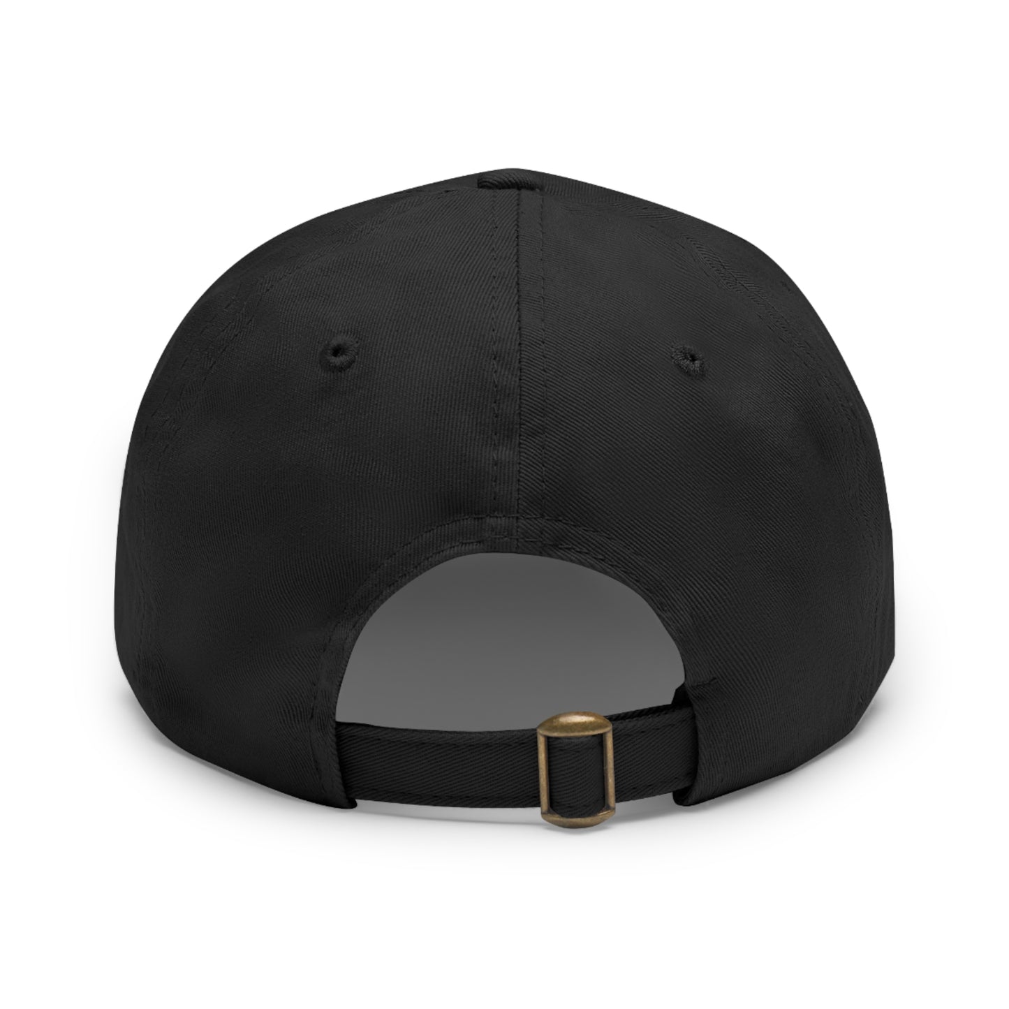 Emotional Dad Hat with Leather Patch - Sad Emoji Cap for Everyday Wear