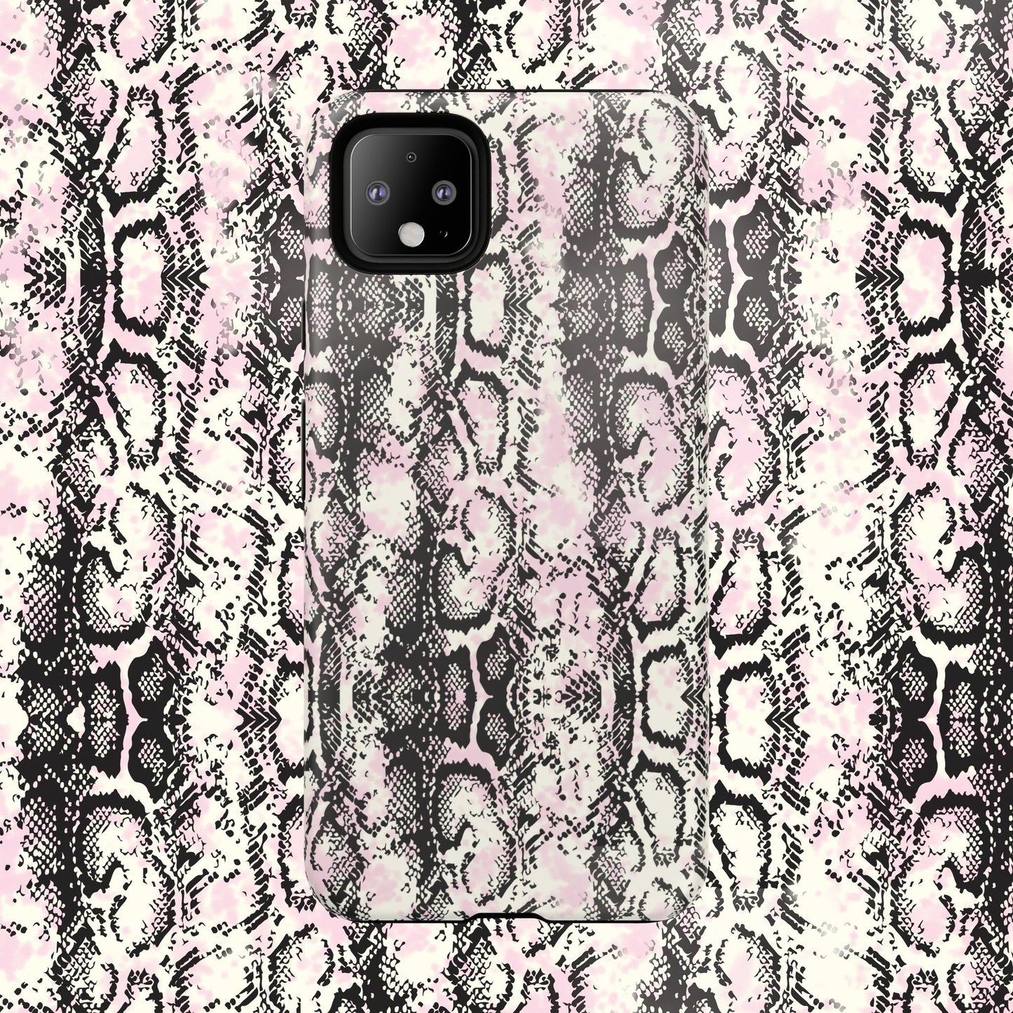 Stylish Snake Print Phone Case - Tough Protection for Trendsetters