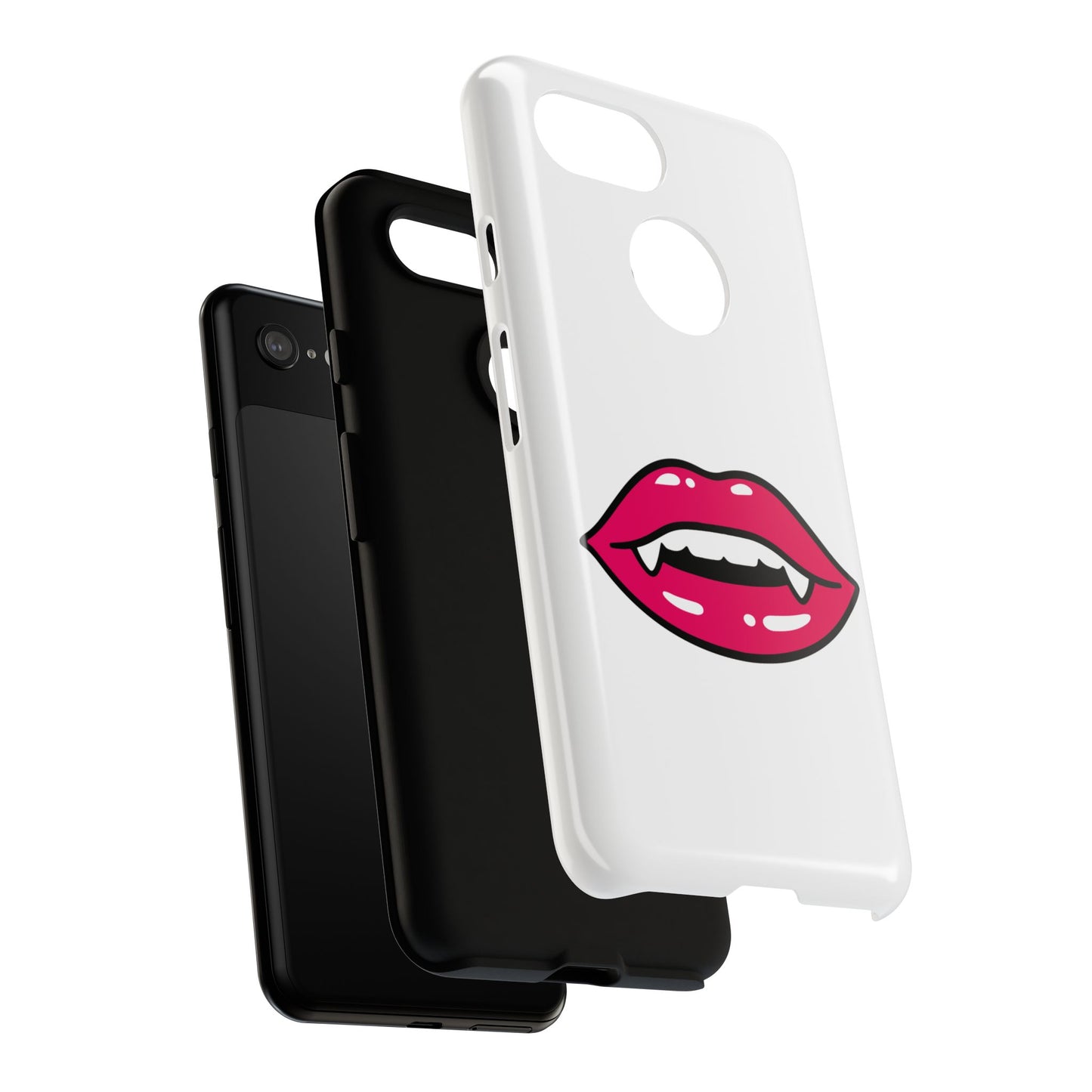 Vampire Mouth Phone Case - Tough Cases for Halloween, Gift for Spooky Lovers, Quirky Phone Accessories, Fun Tech Gear