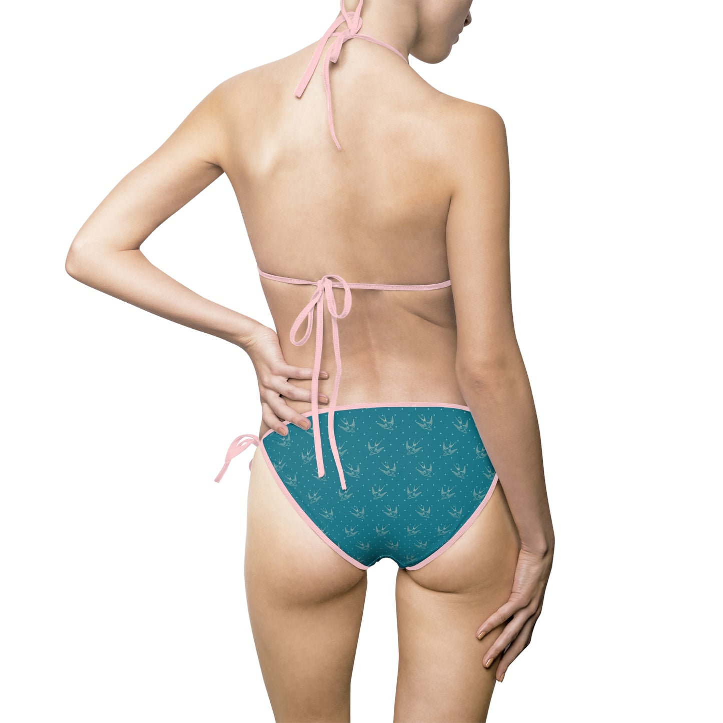 Anchor Print Women's Bikini Swimsuit - Stylish Beachwear for Summer Fun