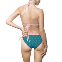 Anchor Print Women's Bikini Swimsuit - Stylish Beachwear for Summer Fun