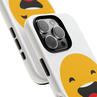 Happy Face Tough Phone Case - Durable Protection with Smile Design