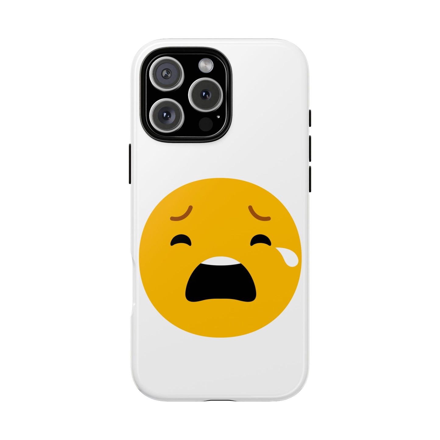 Emotional Tough Case – Sad Emoji Phone Case for Supportive Gifts