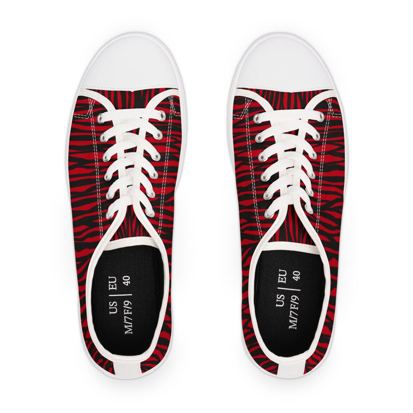 Bold Striped Low Top Sneakers for Women, Trendy Casual Footwear, Summer Style, Statement Sneakers, Gift for Her