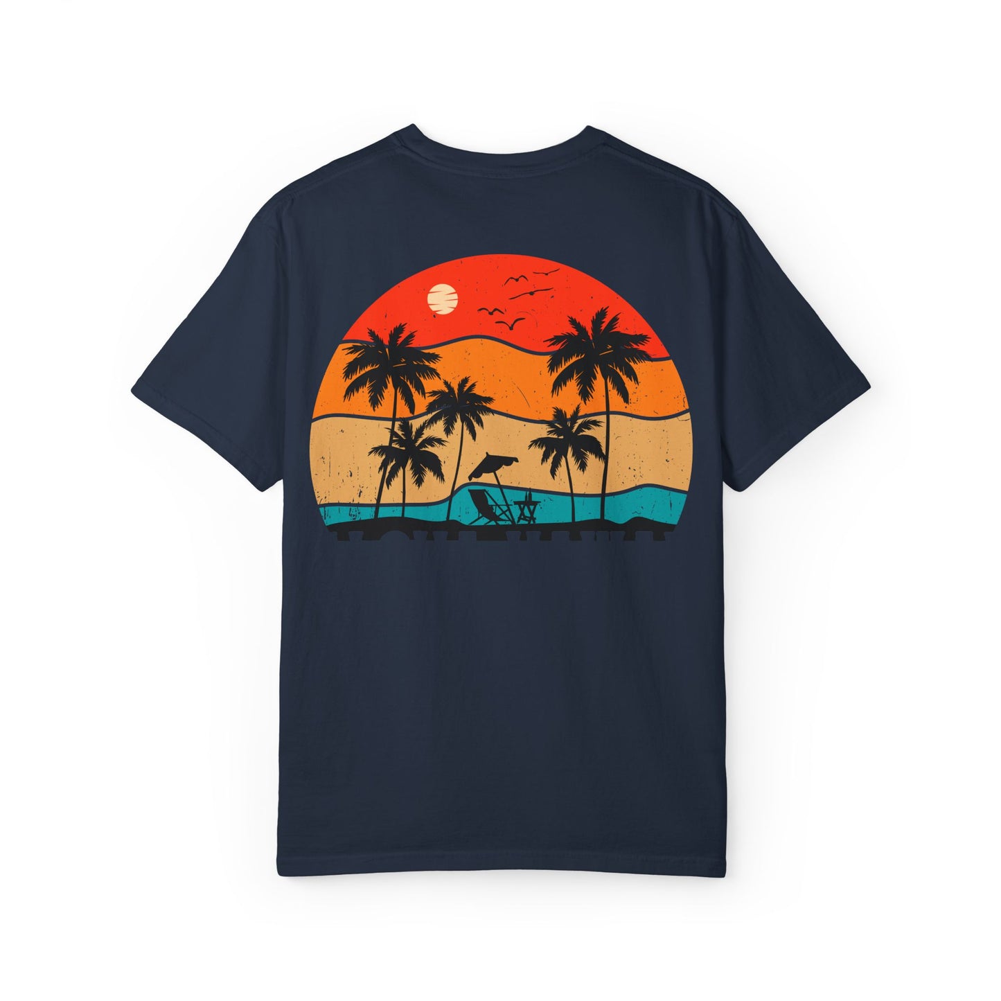 Sunset Vibe Unisex T-Shirt - Tropical Paradise Design