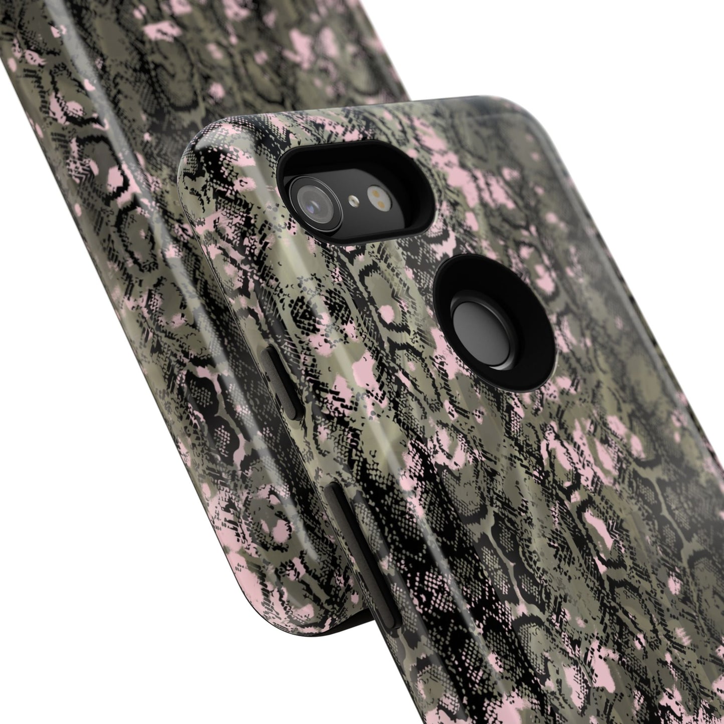 Stylish Snake Print Phone Case for Tough Protection