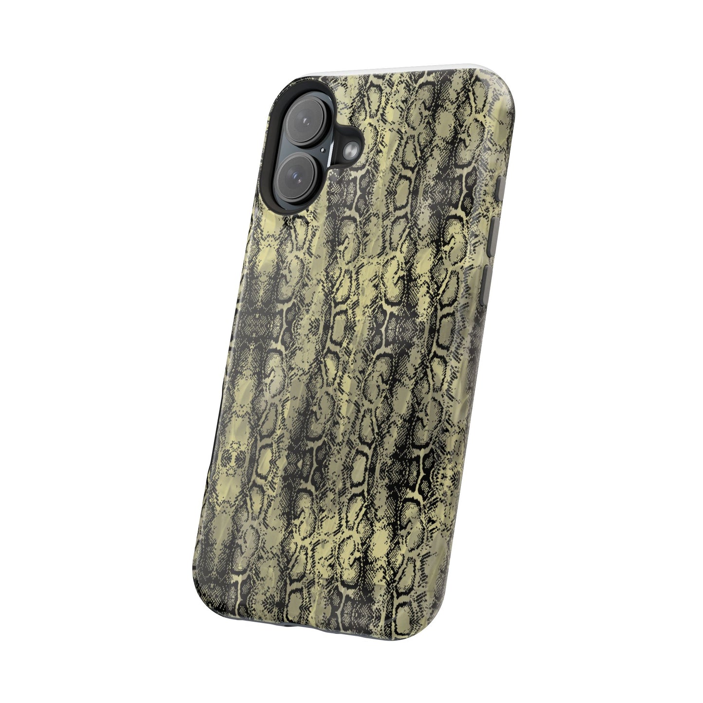 Stylish Snake Skin Magnetic Tough Case - Durable Protection for Your Phone