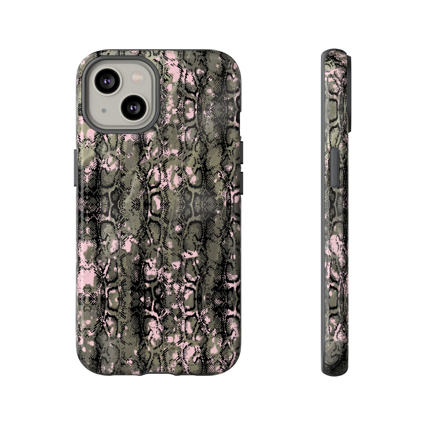 Stylish Snake Print Phone Case for Tough Protection