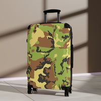 Camo Pattern Suitcase - Stylish Travel Luggage for Adventurers
