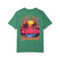Tropical Vibes T-Shirt, Summer Casual Tee, Unisex Streetwear, Vacation Shirt, Beach Life Apparel, Gift for Travelers