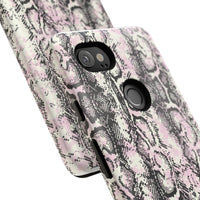 Stylish Snake Print Phone Case – Trendy Design, Tough Protection  Make a bold fashion statement while keeping your phone safe with this sleek and durable snake print case.