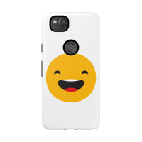 Happy Face Tough Phone Case - Durable Protection with Smile Design