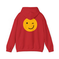 Smiley Face Unisex Hooded Sweatshirt - Fun and Cozy