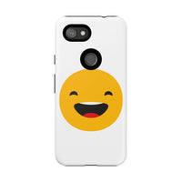 Happy Face Tough Phone Case - Durable Protection with Smile Design
