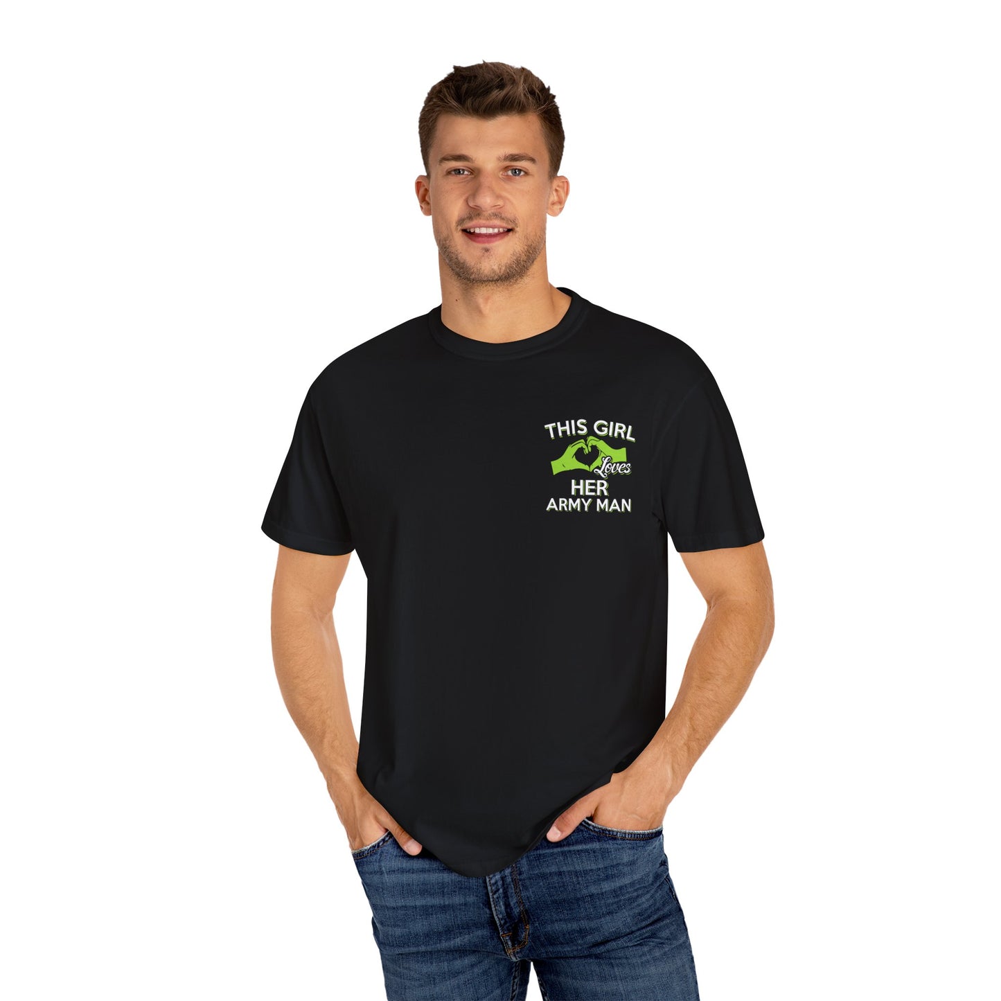Army Wife Love T-shirt - Cute Gift for Military Girlfriends, Support Our Troops Apparel, Unisex Casual Tee, Army Partner