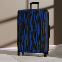 Bold Striped Suitcase - Stylish Travel Luggage for Adventurers