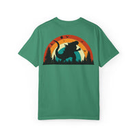 Retro Sunset Dinosaur Unisex T-Shirt