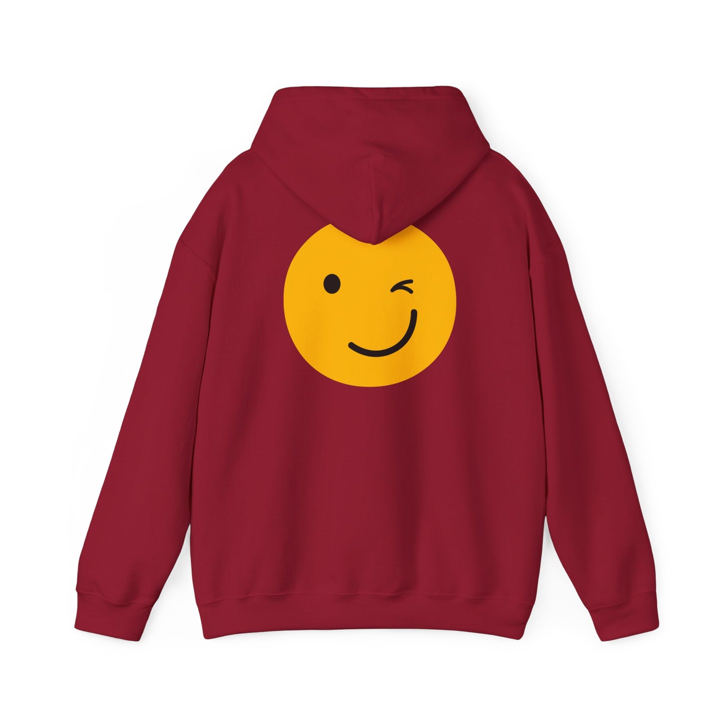 Smiley Face Unisex Hooded Sweatshirt - Fun and Cozy