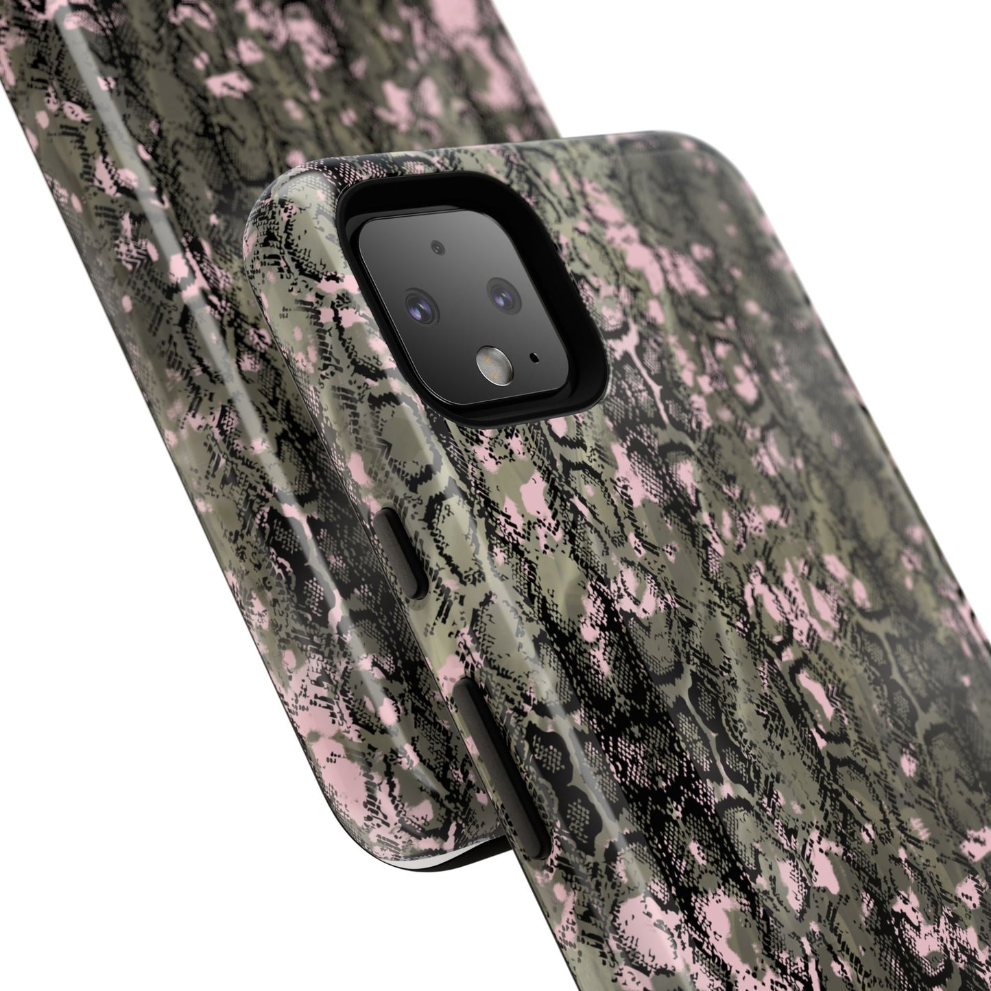 Camo Snake Pattern Phone Case – Rugged Protection Meets Bold Style  Turn heads while protecting your phone with this fierce camo snake pattern case—where urban edge meets outdoor grit.
