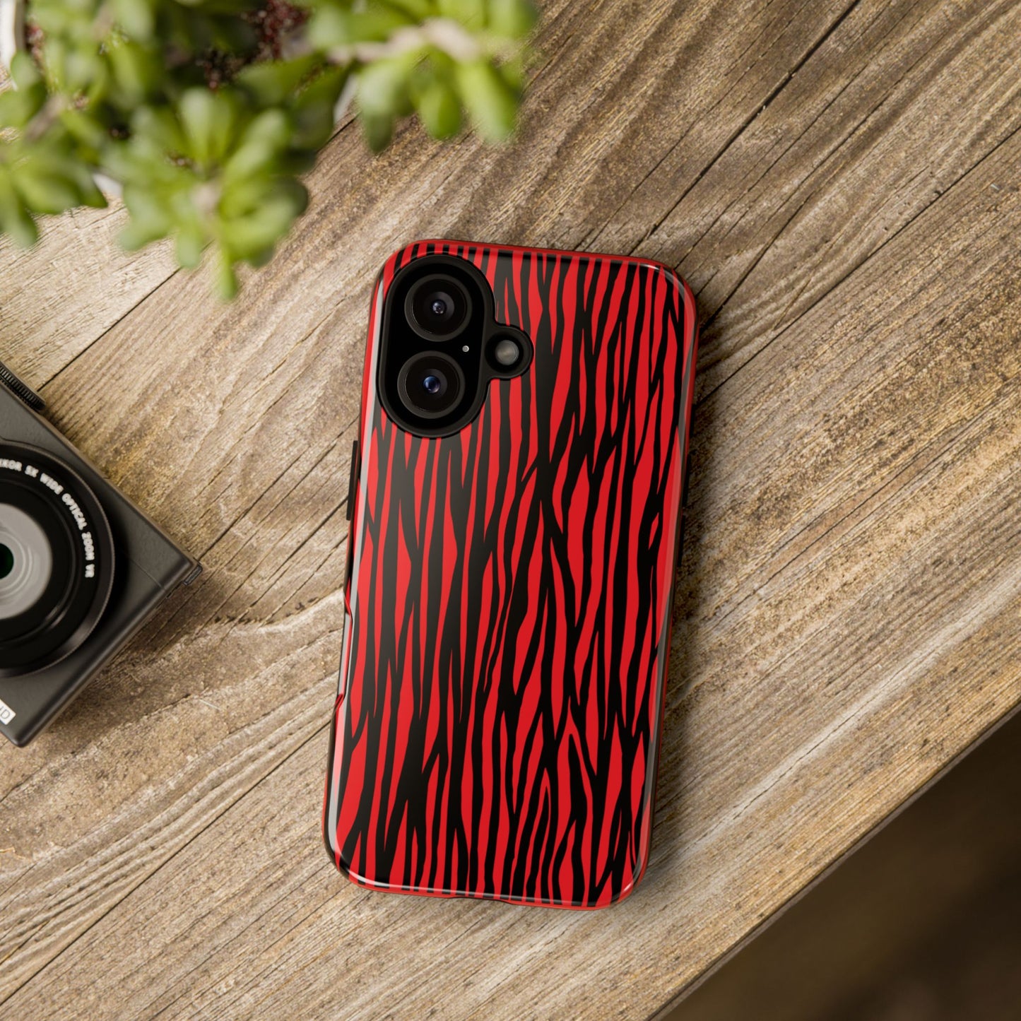 Bold Zebra Print Phone Case - Tough Protection for Trendsetters