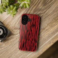Bold Zebra Print Phone Case - Tough Protection for Trendsetters