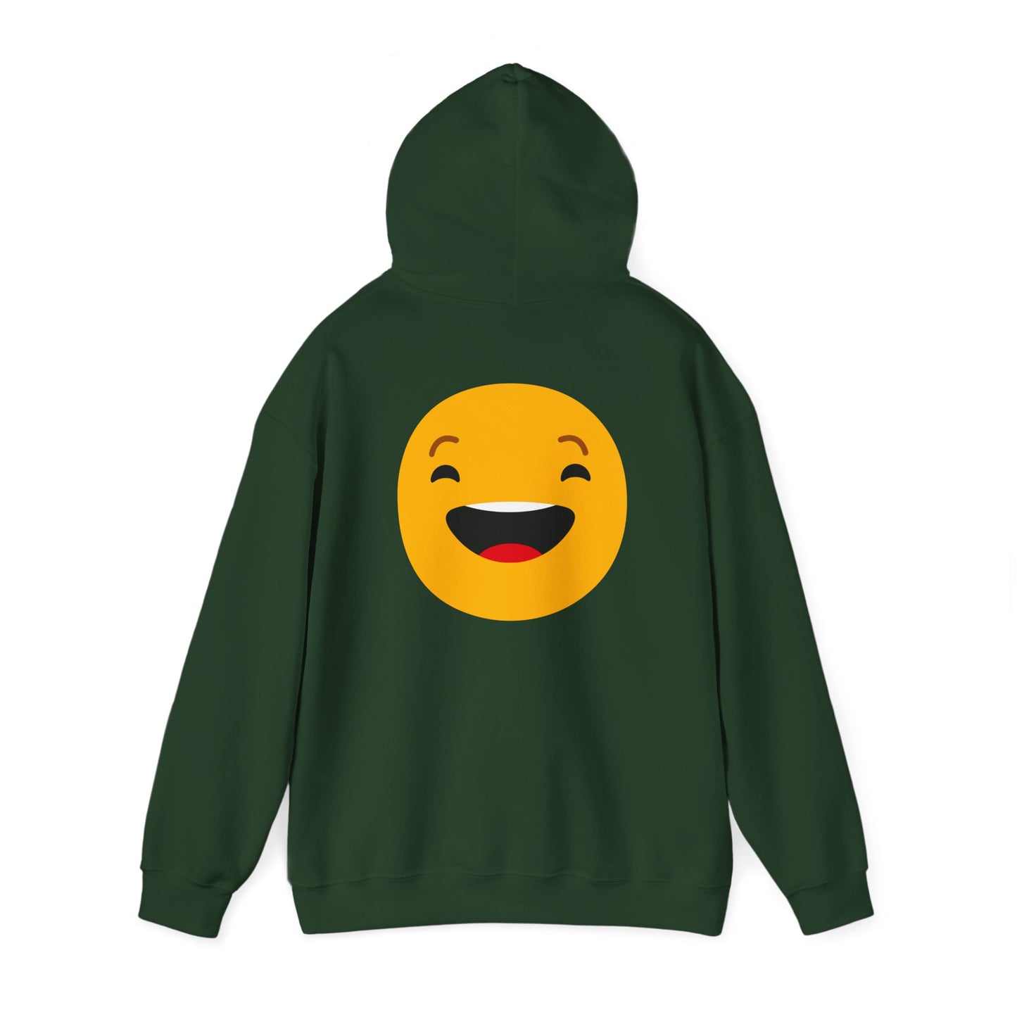 Funny Smile Emoji Hoodie - Unisex Heavy Blend™ Sweatshirt for Everyday Comfort