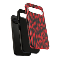 Bold Zebra Print Phone Case - Tough Protection for Trendsetters