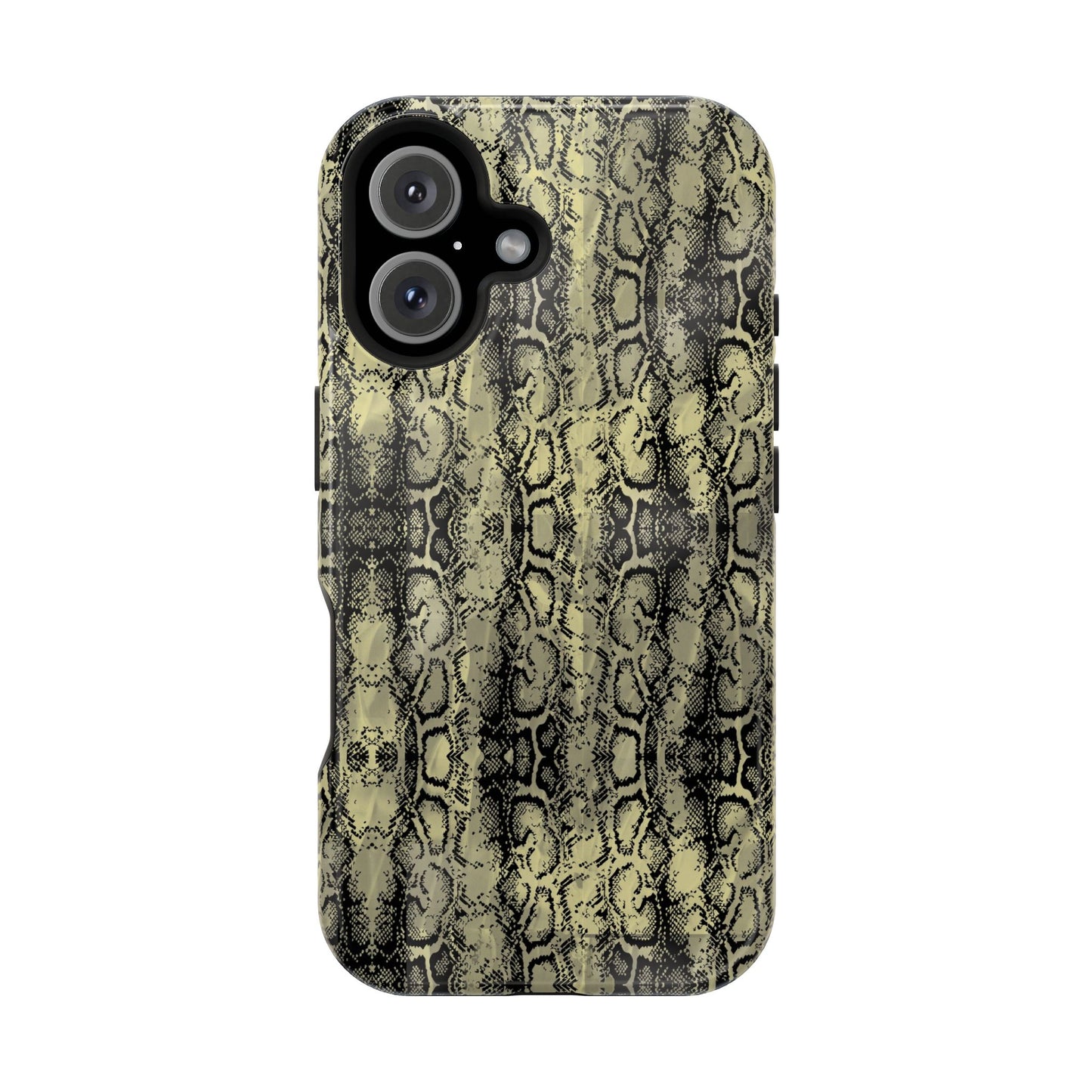 Stylish Snake Skin Magnetic Tough Case - Durable Protection for Your Phone