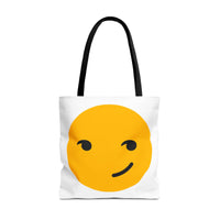 Playful Smiley Tote Bag - Cute and Fun Design for Everyday Use