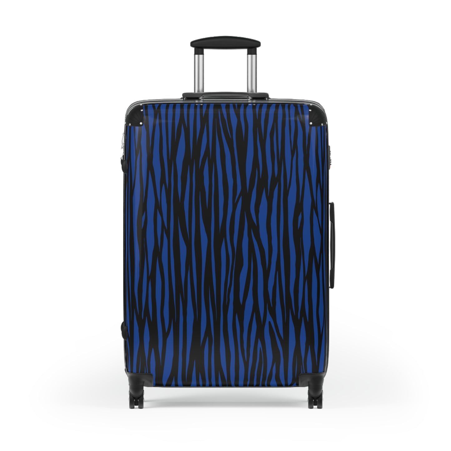 Bold Striped Suitcase - Stylish Travel Luggage for Adventurers
