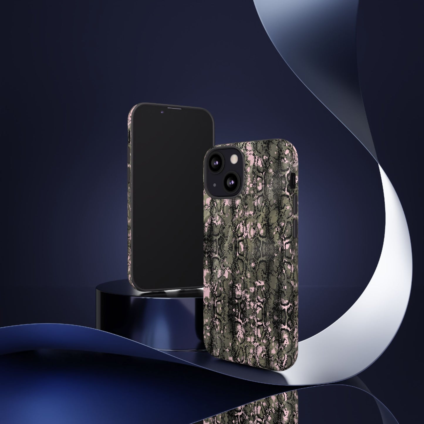 Stylish Snake Print Phone Case for Tough Protection