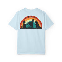 Rainbow Animal Scene Unisex T-Shirt - Nature Lover's Gift