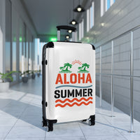 Stylish Travel Suitcase with Aloha Summer Design, Vacation Luggage for Adventure Seekers, Beach Trip Essentials, Summer