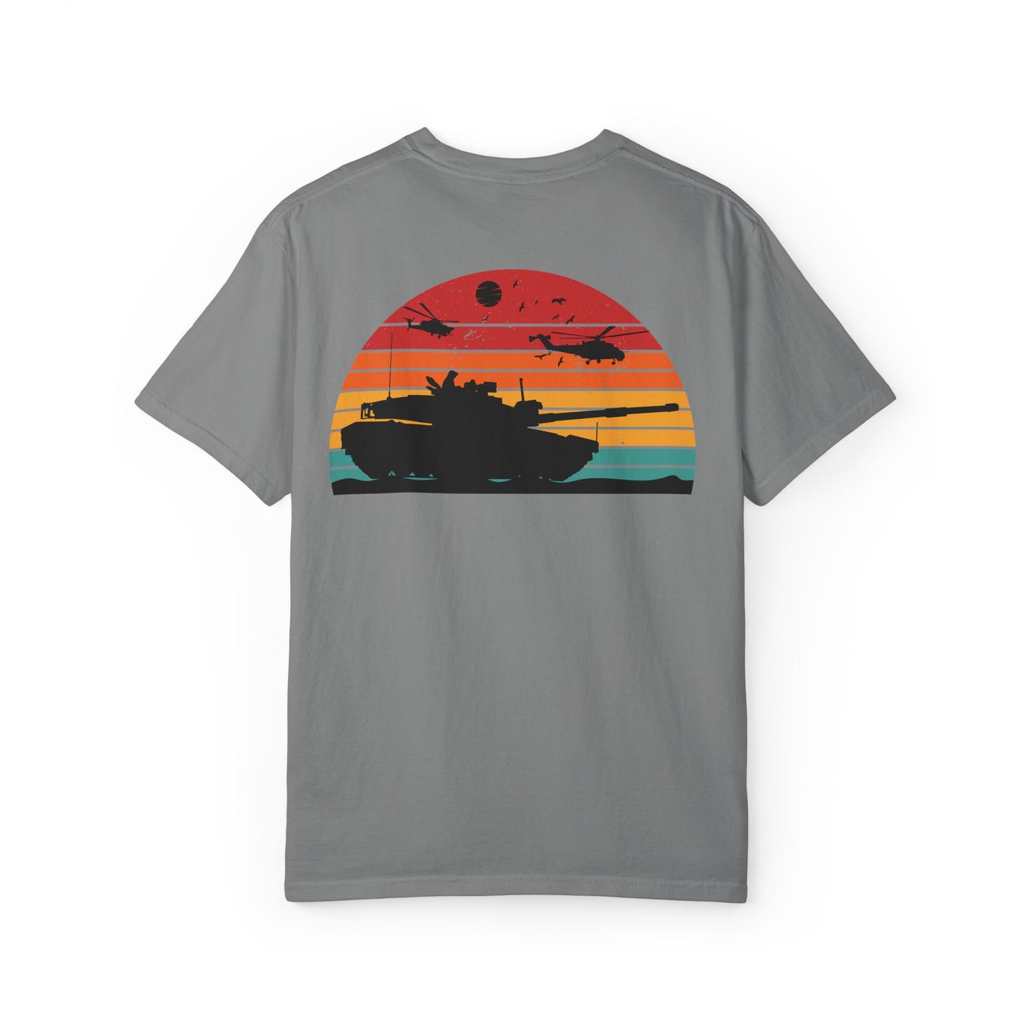 Vintage Sunset Tank Top - Military Inspired Unisex T-Shirt