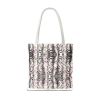 Elegant Python Print Tote Bag - Stylish and Trendy Carryall for Everyday Use