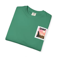 California Surf Graphic Tee - Unisex Garment-Dyed T-Shirt for Beach Lovers, Summer Vibes, Gift for Surfers, Casual Wear,