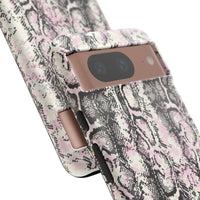 Stylish Snake Print Phone Case – Trendy Design, Tough Protection  Make a bold fashion statement while keeping your phone safe with this sleek and durable snake print case.
