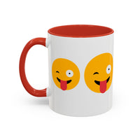 Playful Emoji Coffee Mug | Fun Yellow Faces 11oz & 15oz