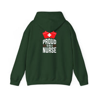 Nurse Life Hoodie - Unisex Heavy Blend™ Sweatshirt with Red Cross Design