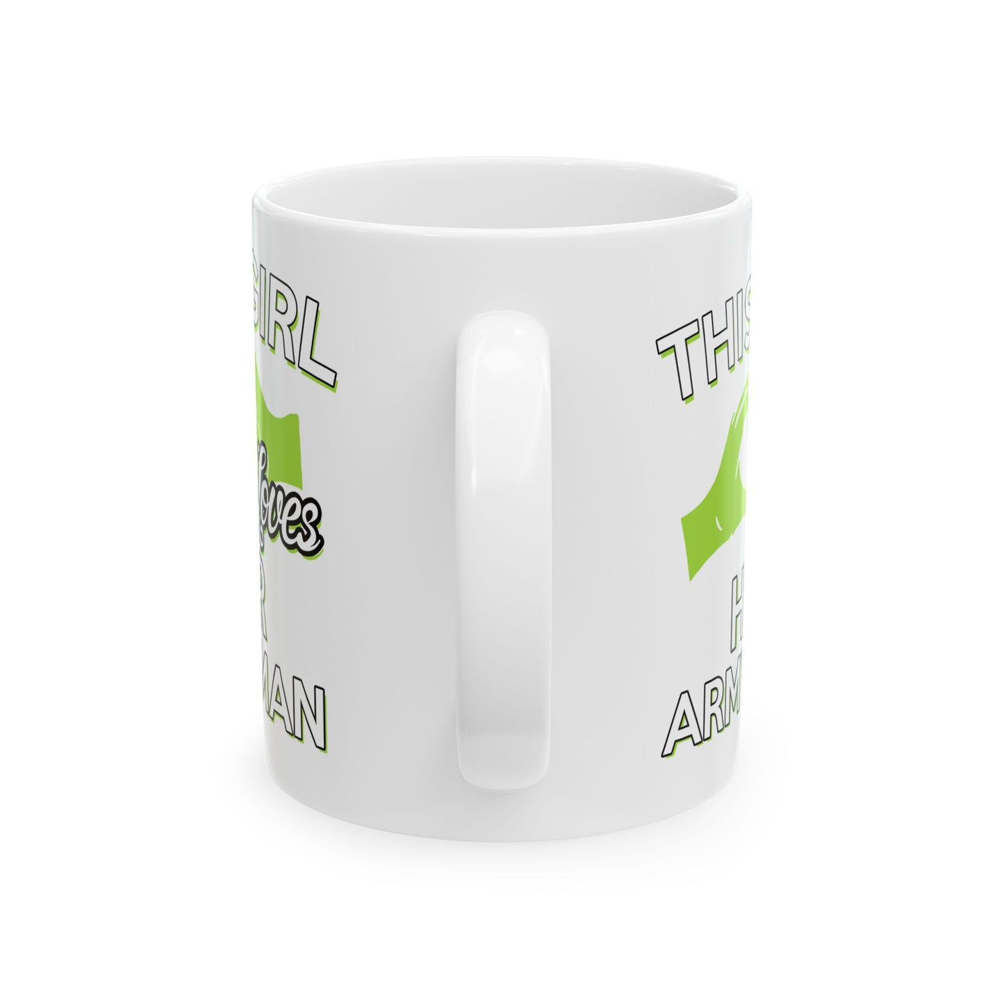 Love Coffee Mug, Ceramic Cup for Coffee Lovers, Valentine's Day Gift, Unique Love Design, Birthday Present, 11oz, 15oz